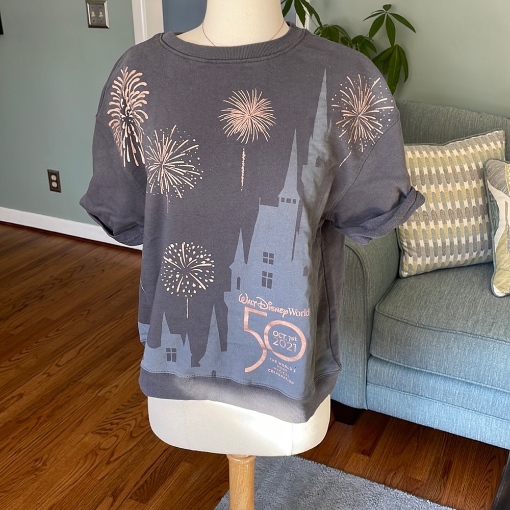 WDW 50th short sleeve sweatshirt